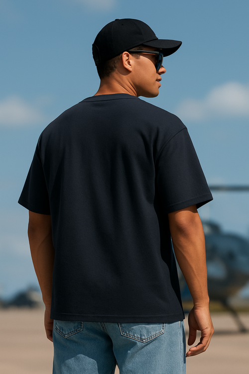 ZIDDWEAR Unisex Oversized Classic T-Shirt | Attitude Boy No Apologies | Premium 240 GSM 100% Cotton Streetwear