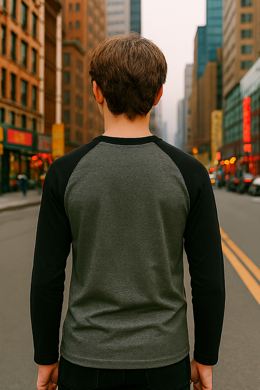 ZIDDWEAR™ Unisex Raglan T-Shirt – 100% Cotton | 180 GSM Bio-Washed | Contrast Sleeves | Premium Streetwear