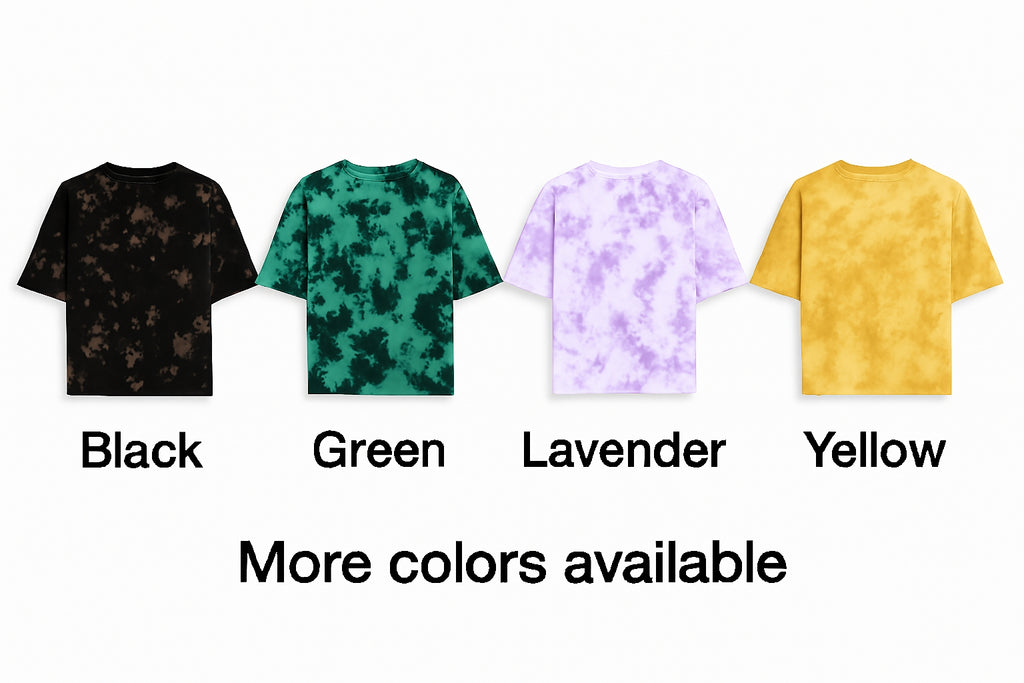 Unisex Monochrome Tie-Dye Oversized T-Shirt – Premium 260 GSM Streetwear