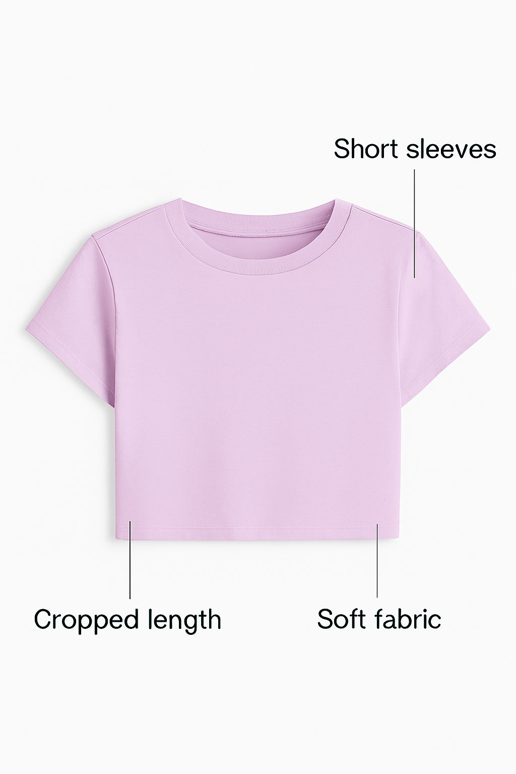 ZIDDWEAR™ Baby TeeA – Premium Cotton-Spandex Cropped Tee for Gen Z | 240 GSM Bio-Washed