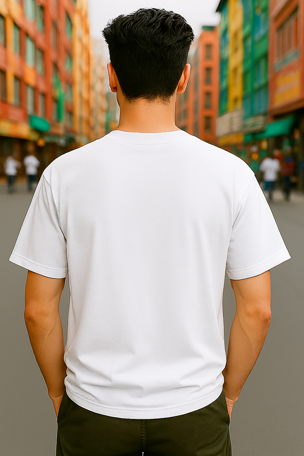 ZIDDWEAR™ Oversized Classic T-Shirt – Heavyweight Cotton | Unisex Fit | Black & White