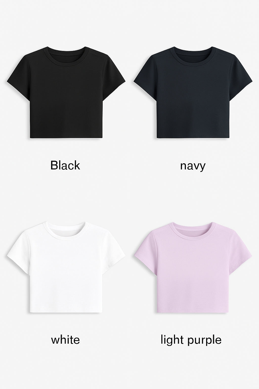 ZIDDWEAR™ Baby TeeA – Premium Cotton-Spandex Cropped Tee for Gen Z | 240 GSM Bio-Washed
